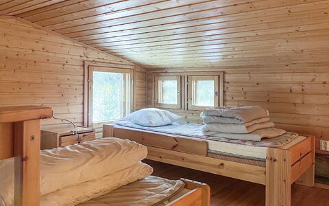 Ylläsrivit C 8 Villa Änkyrä: Voie Navigable, Banque, Cours D'Eau, Lac, Chalet, Forêt, Canal, Réservoir, Cabane En Rondins