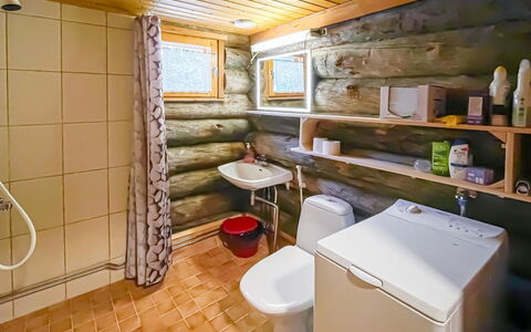 Ylläsrivit C 8 Villa Änkyrä: Voie Navigable, Banque, Cours D'Eau, Lac, Chalet, Forêt, Canal, Réservoir, Cabane En Rondins
