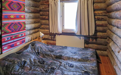 Lomaylläs a 13 Hotellintie 1 a: Voie Navigable, Banque, Cours D'Eau, Lac, Chalet, Forêt, Canal, Réservoir, Cabane En Rondins