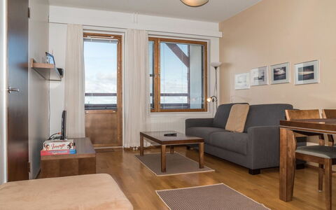 Ylläs Chalets A402: Voie Navigable, Banque, Cours D'Eau, Lac, Chalet, Forêt, Canal, Réservoir, Cabane En Rondins