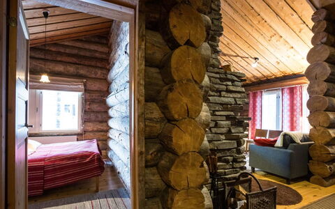 Lomaylläs D58 Palovaarankaarre 11B: Piscine, Ferme, Biens, Villa, Recours, Eco Hôtel, Hacienda, Arrière-Cour
