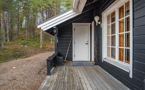 Lomaylläs H113 Pistopolku 5A: Voie Navigable, Banque, Cours D'Eau, Lac, Chalet, Forêt, Canal, Réservoir, Cabane En Rondins