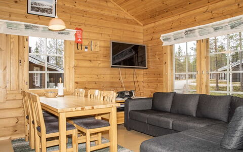 Lomaylläs H113 Pistopolku 5A: Voie Navigable, Banque, Cours D'Eau, Lac, Chalet, Forêt, Canal, Réservoir, Cabane En Rondins