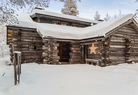 Ylläspollu a: Neige, L'Hiver, Bois, Branche, Chalet, Gelé, Toit, Domicile, Pente, Brindille