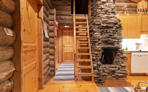Lomaylläs D59 Palovaarankaarre 13 a: Bois, Chalet, Cabane En Rondins, Forêt, Cabanon, Batiments Jardin, Mélèze, Des Bois, Tache De Bois