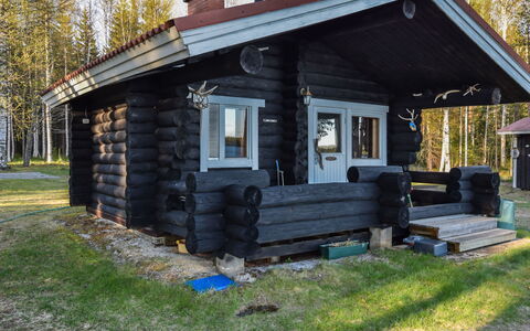 Leporanta: Arbre, Banque, Maison, Chalet, Lac, Étang, Forêt, Cabane En Rondins