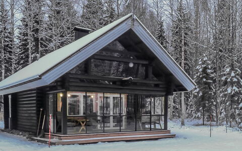 Leporanta: Arbre, Banque, Maison, Chalet, Lac, Étang, Forêt, Cabane En Rondins