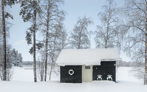 Inninniemi: Bois, Chalet, Cabane En Rondins, Forêt, Cabanon, Batiments Jardin, Mélèze, Des Bois, Tache De Bois