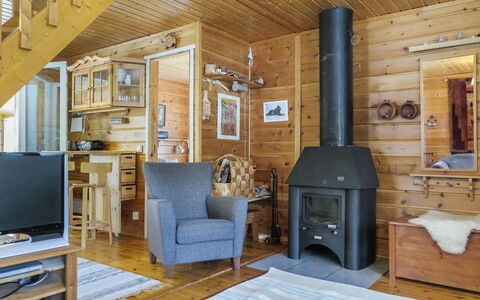 Huuhkalinna: Bois, L'Hiver, Neige, Domicile, Chalet, Gelé, Siding, Cabane En Rondins, La Glace