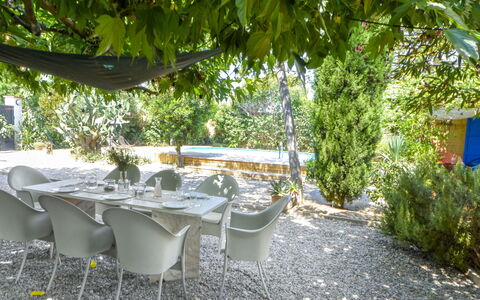Ave de Paso: Plante, Communauté Des Plantes, Ombre, Mobilier De Jardin, Chaise, Arbre, Loisir, Herbe, Table, Teintes Et Ombres