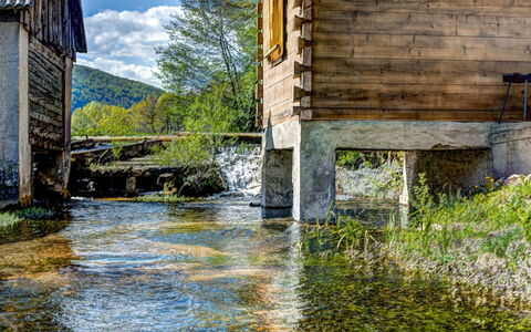 Plitvice Ii: L'Eau, La Nature, Paysage Naturel, Rivière, Cours D'Eau, Arbre, Pont, Ciel, Voie Navigable, Réflexion