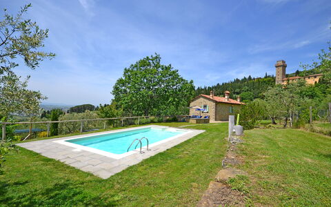 Villa Il Palazzone: Propriété, Piscine, Maison, Immobilier, Biens, Bâtiment, Domicile, Herbe, Zone Résidentielle, Vacances
