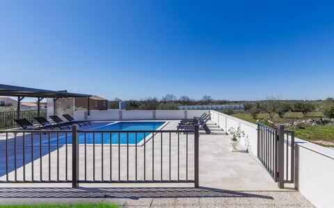 Umag 516: Piscine, Composite, Clôture, Métal, Ombre, Plate-Forme, Balustrade, Conception, Accueil Escrime, Recours