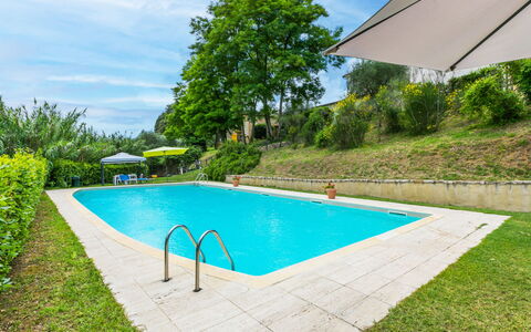 Castellina in Chianti 975: L'Eau, Plante, Ciel, Propriété, Piscine, Bâtiment, La Nature, Bleu Azur, Ombre, Nuage
