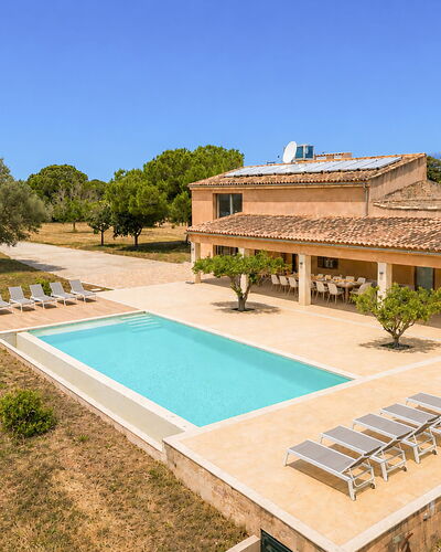 Can Toni: Biens, Domicile, Hacienda, Ferme, Piscine, Villa, Ombre, Aménagement Paysager, Recours, Manoir