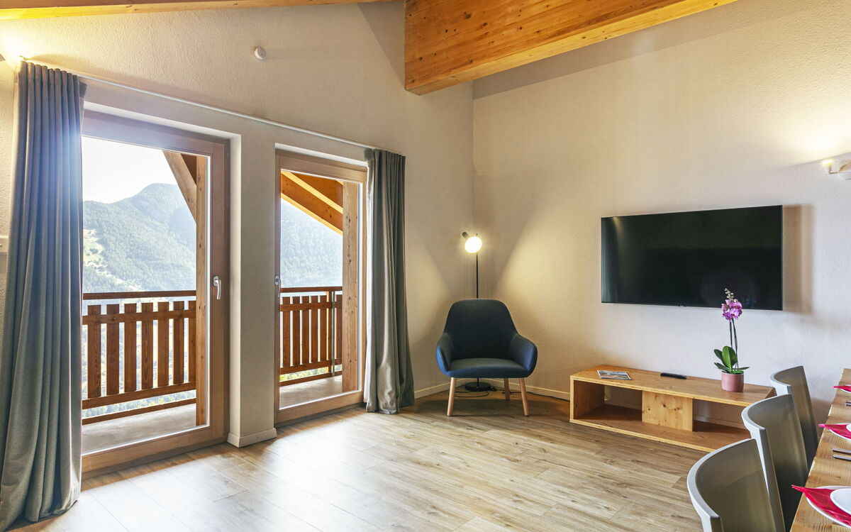 Logement:&nbsp;T-Resort la Tzoumaz 4P8 Vue Vallée 900.7
