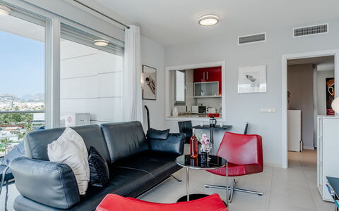 Entremares: Appartement, Design Intérieur, Meubles, Plafond, Pièce, Salon, Canapé, Chaise, Verre