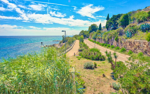 Lucrezia - San Lorenzo: La Nature, Végétation, Ciel, Paysage Naturel, Côte, Vert, Bleu, Rive, Mer, Nuage