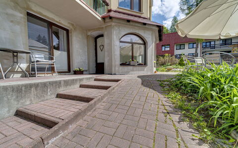 Wisła: Dalle, Escaliers, Béton, Allée, Jardin, Aménagement Paysager, Passerelle, Cour, Plante D'Appartement