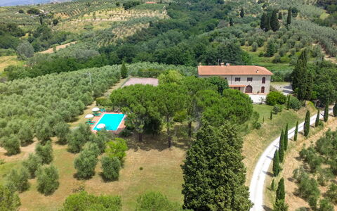 Il Leccio: Photographie Aérienne, Paysage Naturel, Vue Du Ciel, Station De Montagne, Propriété, Zone Rurale, Biens, Paysage, La Photographie, Arbre