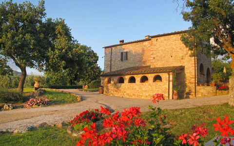 Gambassi Terme 820: Propriété, Maison, Domicile, Zone Rurale, Botanique, Bâtiment, Printemps, Arbre, Immobilier, Jardin
