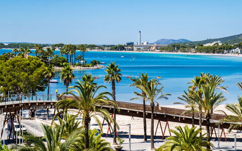 Mariners 4: Palmier, Plage, Arbre, Vacances, Côte, Mer, Bleu Azur, Ciel, Rive, Baie