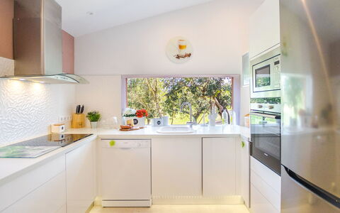 Can Marc: Propriété, Pièce, Comptoir, Cuisine, Design Intérieur, Cabinetry, Meubles, Jaune, Immobilier, Sol