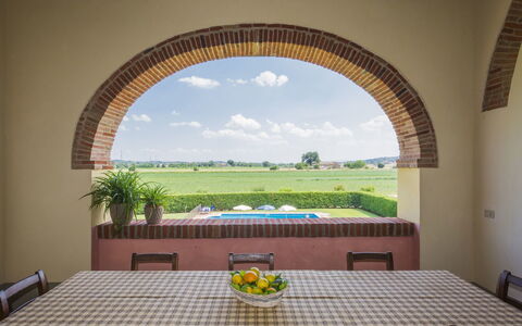 La Salciaia: Architecture, Cambre, Propriété, Pièce, Bâtiment, Mur, Plafond, Design Intérieur, Maison, Immobilier