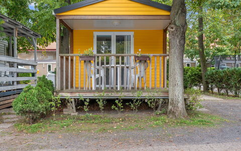 Sunset Terrace: Chalet, Cabanon, Batiments Jardin, Ombre, Cour, Cabane En Rondins, Siding, Porche, Arrière-Cour