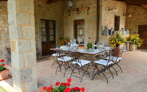 Podere dei Venti: Propriété, Bâtiment, Pièce, Maison, Design Intérieur, Biens, Immobilier, Meubles, Cour, Patio