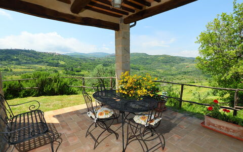 Podere dei Venti: Propriété, Paysage Naturel, Maison, Patio, Immobilier, Meubles, Bâtiment, Pièce, Porche, Table