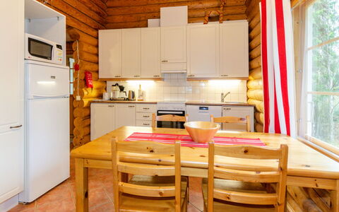 Purnuranta C: Bois, Chalet, Plafond, Tache De Bois, Cabane En Rondins, Dur, Cuisine, Comptoir, Cabinetry, Lumber