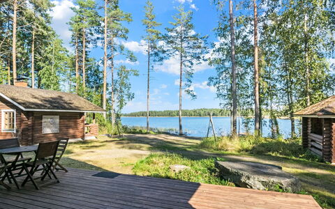 Villa Paloska, Cjoe054: Bois, Chalet, Domicile, Porche, Cabane En Rondins, Siding, Plate-Forme, Batiments Jardin, Biens, Dur