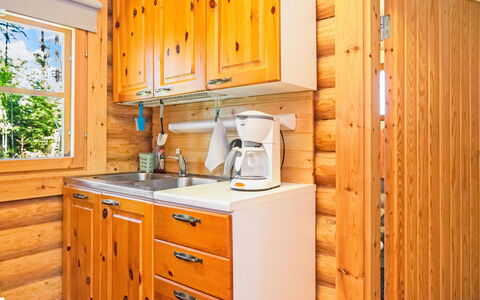 Villa Paloska, Cjoe054: Bois, Sol, Évier, Tache De Bois, Cuisine, Sol, Cabinetry, Comptoir, Robinet, Luminaire Plomberie