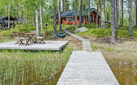 Haapaniemi, Cjoe020: Bois, Chalet, Cabane En Rondins, Forêt, Cabanon, Batiments Jardin, Mélèze, Des Bois, Tache De Bois