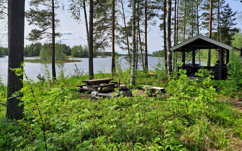 Haapaniemi, Cjoe020: Bois, Chalet, Cabane En Rondins, Forêt, Cabanon, Batiments Jardin, Mélèze, Des Bois, Tache De Bois