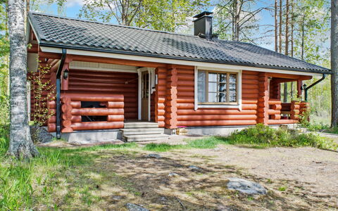 Haapaniemi, Cjoe020: Bois, Chalet, Cabane En Rondins, Forêt, Cabanon, Batiments Jardin, Mélèze, Des Bois, Tache De Bois