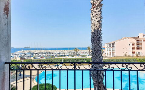 Six Fours la Coudoulière 101: Bleu, Piscine, Appartement, Mer, Recours, Balcon, Hôtel, Côte, Villa, Ville Resort