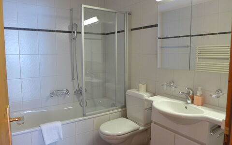Mürren 300: Salle De Bains, Propriété, Pièce, Luminaire Plomberie, Architecture, Porte De Douche, Tuile, Accessoire Salle De Bain, Robinet, Design Intérieur