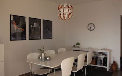 Dining area for six persons