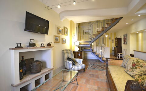 Appartamento Maccari: Propriété, Pièce, Bâtiment, Design Intérieur, Meubles, Sol, Salon, Maison, Immobilier, Plafond