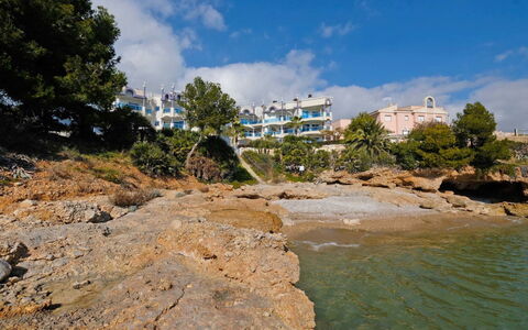 Playasol 1: L'Eau, Ciel, Ressources En Eau, Mer, Plage, Roche, Côte, Région Sauvage, Arbre, Rive