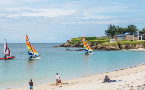 Village du Port: Plage, Vacances, Bateau, Véhicule, Côte, Mer, Tourisme, Été, Ciel, Voile