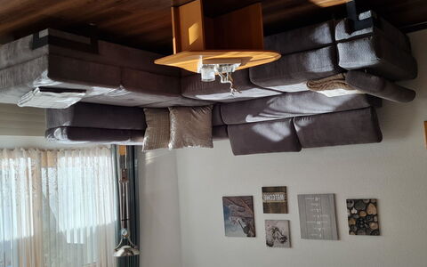 Orion: Design Intérieur, Pièce, Appartement, Salon, Dur, Matériau Naturel, Tache De Bois, Luminaire, Canapé