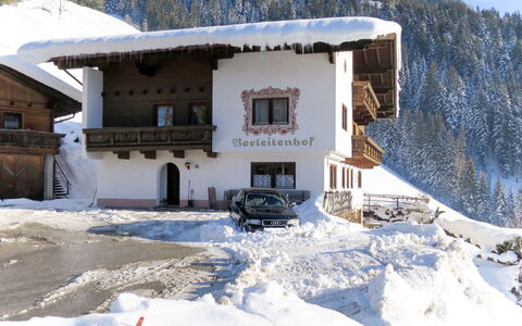 Borleitenhof: Neige, L'Hiver, Propriété, Maison, Domicile, Station De Montagne, Bâtiment, Immobilier, Géologique Phénomène, Gelé