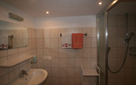 Margit: Propriété, Évier, Luminaire Plomberie, Robinet, Lavabo, Salle De Bains, Bâtiment, Douche, Miroir