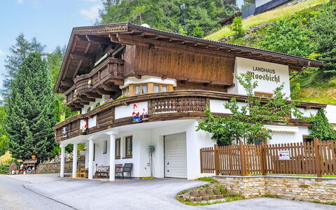 Moosbichl: Balcon, Village, Village De Montagne