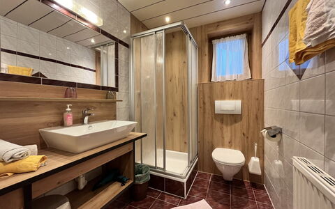 Moosbichl: Sol, Sol, Design Intérieur, Bois, Luminaire Plomberie, Plafond, Pièce, Salle De Bains, Évier, Lavabo