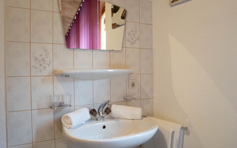 Erna: Marron, Miroir, Robinet, Évier, Luminaire Plomberie, Propriété, Lavabo, Salle De Bains, Violet, Bois