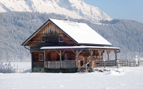 Steiners Blockhütte: Neige, L'Hiver, Maison, Domicile, Cabane En Rondins, Montagne, Station De Montagne, Arbre, Bâtiment, Zone Rurale
